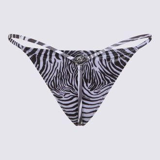 Blumarine Womens Sea Clothing Natural White-Black _pl Ea White/black