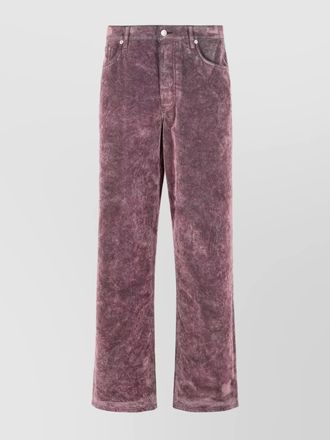 Dries Van Noten cotton trousers five-pocket design