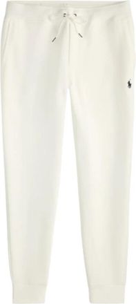 Polo Ralph Lauren Witte Geribbelde Manchetbroek Aw 25 - Heren - Sweatpants - Wit - XL - Katoen - Broeken
