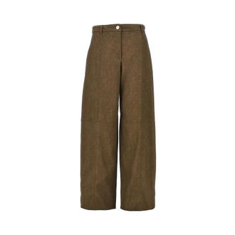 Pinko Pantalones Barolo - Trousers - Mujer - Marr&oacute;n - XS