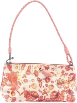 Bottega Veneta Pre-owned Mini Bags, female, Multicolor, Size: ONE SIZE Pre-owned Canvas Shoulder Bag