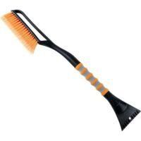 OEM Cepillo De Limpieza Para Coche 2 En 1, Rascador De Hielo, Rascador De Hielo Extra&iacute;ble, Cepillo Para Hojas Y Polen (abs, Cepillo De Pvc, 68 Cm) - Naran