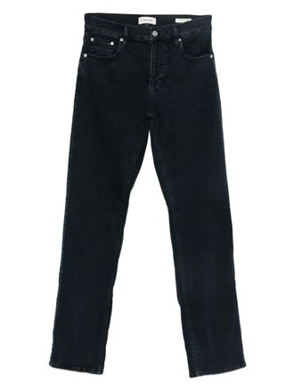 Frame Denim buttoned straight-leg jeans - men - Fabric - 31 - Blue