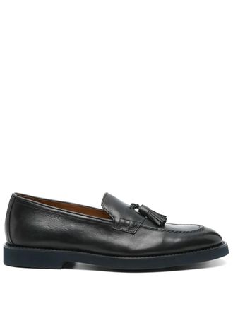 Doucal's leather loafers - Blue