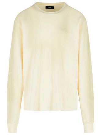 Amiri Ivory Cotton T Shirt