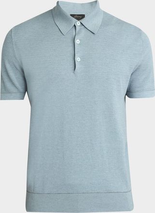 Brioni Men & apos;s Sea Island Polo Shirt