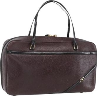 Dior Pre-owned Handbags, female, Brown, Size: ONE SIZE Pre-owned Vintage Hand Bag