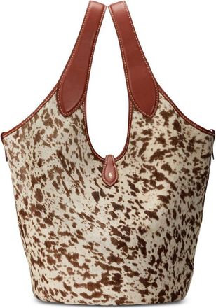 Ralph Lauren Logo-detail Leather Tote Bag