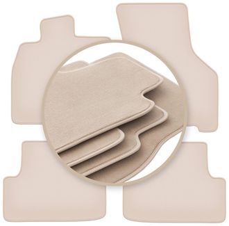 OEM Alfombrillas Premium Beige Para: Volkswagen Golf Viii Etsi Alltrack, Hatchback, Station Wagon, Variante 2020