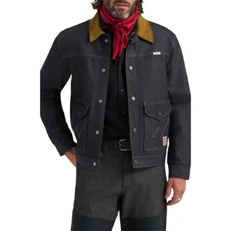 Wrangler Filson X Wrangler Two-Tone Denim Work Jacket in Indigo at Nordstrom, Size X-Large
