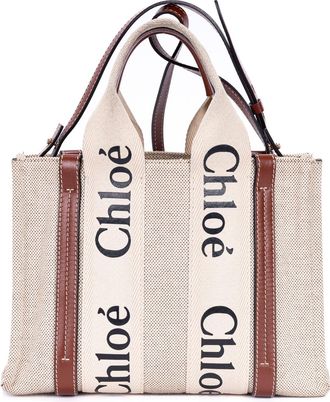 Chlo&eacute; Pre-owned Womens Mini Woody Tote Shoulder Bag - Grey - One Size
