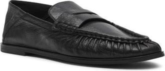 Steve Madden Stewart Convertible Penny Loafer in Black Leather at Nordstrom, Size 8.5