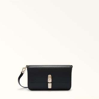 Furla Iride S Leather Bag, Black