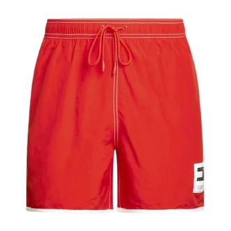Tommy Hilfiger Hombre, Trajes de baño, Rojo, Talla: XL