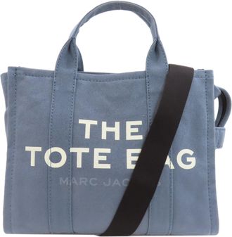 Marc Jacobs Blue Canvas Tote Bag (Pre-Owned)