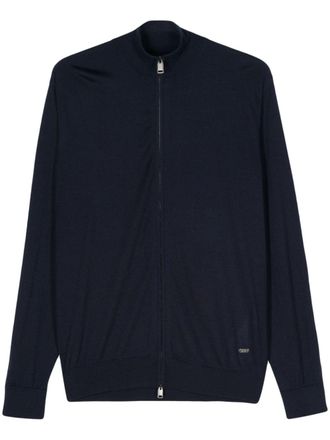 Brioni Maglione con logo - Blu