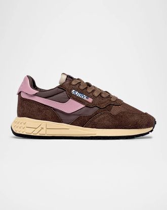Autry Reelwind Suede Low-Top Sneakers