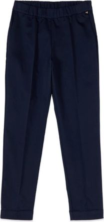Oltre Gabardine chinos van katoenmix - Dames - Vrijetijds broeken - Blauw - M - Katoen - Broeken