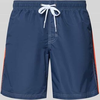 Sundek Badehose mit elastischem Bund Modell UNI SHORTS NEON in Marine, Gr&ouml;&szlig;e XXL