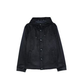 Herno Hooded Button-fastening Jacket