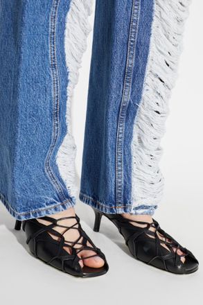 Iro Heeled Mules Corset, Womens, Black