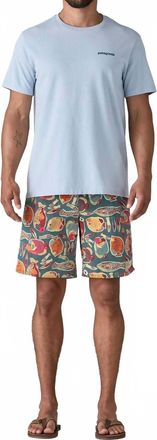 Patagonia Wavefarer Board Shorts In Wrasse: Wetland Blue