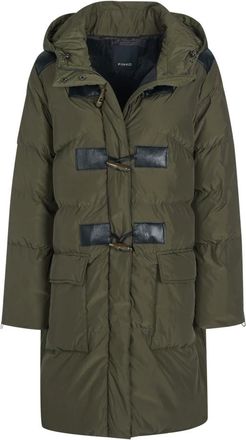 Pinko Pinko - Jassen - Dames - Mantels - Groen - Maat: XS