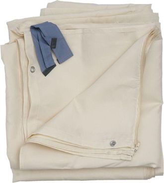 Hhg Nunca Usado] Juego De 4 Paredes Laterales Para P&eacute;rgola C&aacute;diz, Recambio Pared Lateral Pabell&oacute;n 4x4m, Poli&eacute;ster, Crema