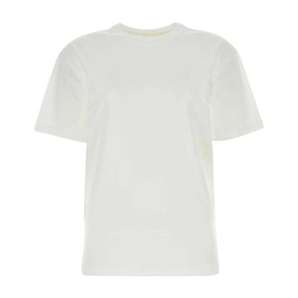 Alexander Wang T-Shirts, female, White, Size: M Cotton Crew-neck T-shirt