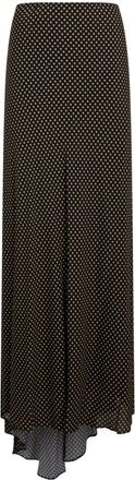 Philosophy di Lorenzo Serafini Lange zwierige rok met polkadots - Dames - Maxi Rokken - Zwart - XS - Rokken