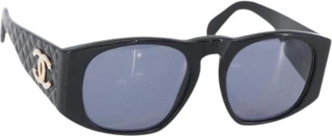 Pre-owned Accessories, female, Black, Size: ONE SIZE Pre-owned Plastic Sunglasses