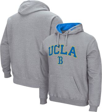 Colosseum Mens Colosseum Heather Gray UCLA Bruins Arch & Logo 3.0 Pullover Hoodie at Nordstrom, Size X-Large