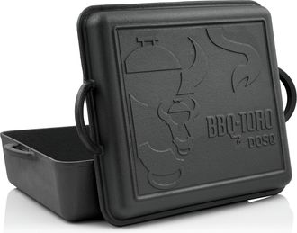 No Brand No Brand - Bbq-toro Dutch Oven Pan, 9,5 Litros, Olla De Hierro Fundido, Olla De Hierro Fundido