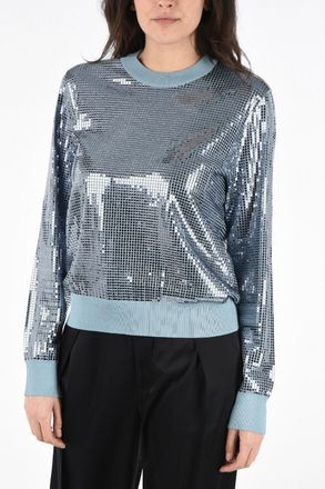 Bottega Veneta Maglia Girocollo in Pailettes Bottega Veneta