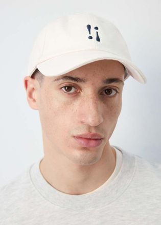 Mango Cappellino cotone ricamo bianco sporco - Uomo - Taglia unica - MANGO MAN