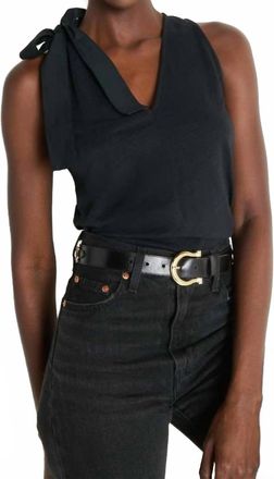 Nation Ltd Daniella Tank In Jet Black