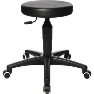Topstar Taburete Giratorio Tec 70 Con Tapizado En Piel Artificial Derecha Asiento Negro Altura 390-520mm Topstar