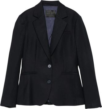 Dondup Blazer monopetto slim-fit in flanella - - Jackets - Donna - Blu - S
