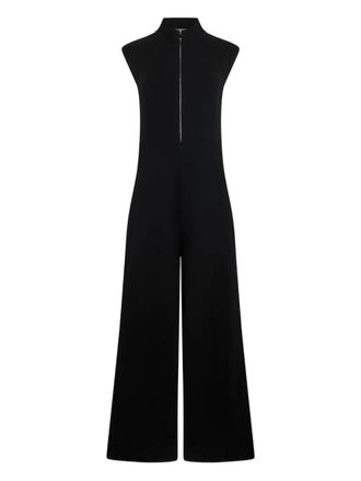Malo zip-up jumpsuit - Black