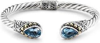 Samuel B. Sterling Silver Bangle in Blue at Nordstrom Rack