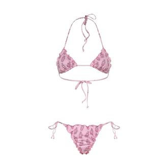 MC2 Saint Barth Bikinis, female, Pink, Size: L Sagitami Puppy Charms Mini 20