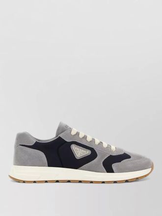 Prada suede low-top sneakers