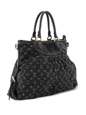 Louis Vuitton Neo Cabby Handbag Denim GM satchel - Black