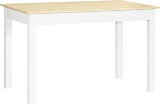 HOMCOM Dining Table For 4 To 6 Kitchen Table With Thick Legs Oak Wood Grain | TJ Hughes