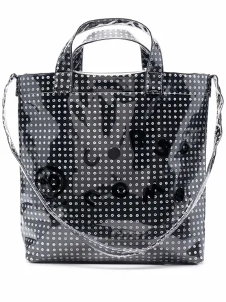 10 Corso Como Shopper met logoprint - Zwart