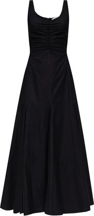 Sportmax Abito lungo in cotone - Nero