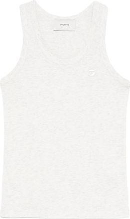 Coperni Lichtgewicht Logo Tank Top - Dames - Tops zonder mouwen - Grijs - M - Tops