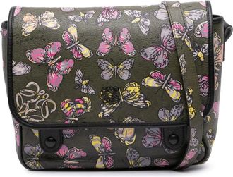 Loewe Pre-owned Cross Body Bags, female, Multicolor, Size: ONE SIZE Pre-owned Printed Leather Shoulder Bag