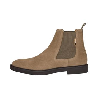 HUGO BOSS Schoenen, Heren, Beige, 44 EU, Leer, Calev Cheb Chelsea Boot