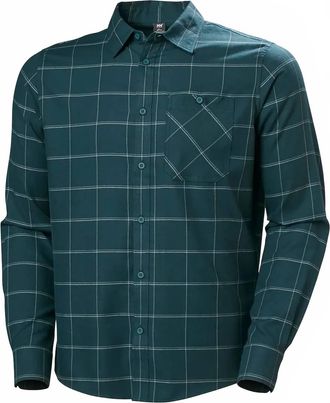 Helly Hansen Mens Aker Flannel Shirt In Cactus Sierra Plaid